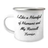 GENERIC Appreciation Russell Terrier Dog Gifts, I Like A Handful Of, Nice Birthday 12oz Camper Mug Gifts For Pet Lovers From Friends, Dog Toys, Dog Collars, Dog Beds, Dog Food, Dog Treats 1 GENERIC Appreciation Russell Terrier Dog Gifts, I Like A Handful Of, Nice Birthday 12oz Camper Mug Gifts For Pet Lovers From Friends, Dog Toys, Dog Collars, Dog Beds, Dog Food, Dog Treats -Zoo Shop 31ghmRu9k1L