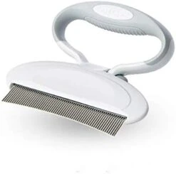 YangYan Kitten Cats Pet Adjustable Comfortable Durable Combs Hair Remover Cats Brush Pet Soft Grooming Tools (Color : Gray) -Zoo Shop 31hExHCBBIL. AC 4