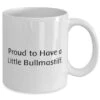 GENERIC Fancy Bullmastiff Dog 11oz 15oz Mug, Proud To Have A Little Bullmastiff, Present For Dog Lovers, Unique Gifts From Friends, Bullmastiff Dog Love Gifts Toys, Treats, Food, Bowls, Leashes, Collars, -Zoo Shop 31iGn6MjvKL