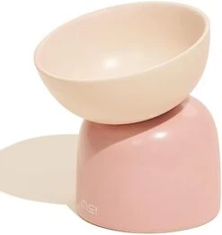 MS!MAKE SURE Cat Bowl, Elevated/Raised Ceramic Cat Food Bowl, Protects Spine, Relieves Whisker Fatigue, Superb Anti-Bacterial, Perfect For Indoor Cats (Green) -Zoo Shop 31iaRb3hdLL. AC