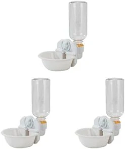 2pcs Pigeon Food Elevated Dispenser Water With Feeder Hanging Pigeon, Cat Plastic Bottle Tool Bowl- Cats Supplies Small White Accessories Dogs Dog Bird And Portable For -Zoo Shop 31j45o13fAL. AC