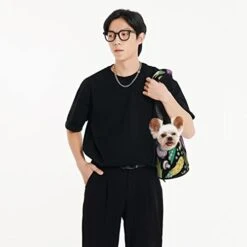 Soft Sided Travel Pet Carrier Tote Hand Bag Vegetables-Food-Doodle Portable Small Dog/Cat Carrier Purse -Zoo Shop 31kVaS6nwEL