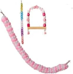 U-Swing Flying Squirrel Cage Climbing Decoration Supplies Pet Bird Standing Pole Sugar Glider Parrots Birds Rats Other Small Pets Supplies (Single Piece A) -Zoo Shop 31keDpEDywL. AC