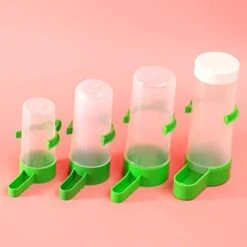 NOGRAX Parakeet Food Pet Bird Supplies 10PCS Medium Size Automatic Bird Parrot Feeding Cup Portable Feeder Cup Parrot Drinking Cup Bird Supplies Water Feeder (Color : Green, Size : 3.5x10.5cm) -Zoo Shop 31ktkq7rhYL