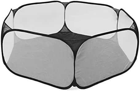 Feilei Pet Playpen Small Interactive Tent For Pets That Breathes Black 7 Feilei Pet Playpen Small Interactive Tent For Pets That Breathes Black - Image 5