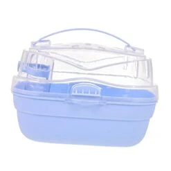 Hohopeti Hamster Cage Travel Tote Bag Backpack Suitcase Backpack Small Animal Critter Carrier Gerbil Carrier Backpacks For Travel Hamster Travel Cage Portable Hamster Cage Pp Winter