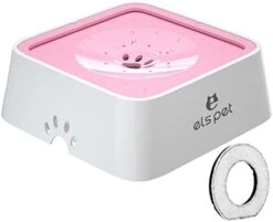 ELS PET Dog Bowl No Spill, Pet Water Bowl No Drip Slow Water Feeder Cat Bowl, Pet Water Dispenser 70oz/2L Large Capacity Travel Water Bowl For Dogs, Cats -Zoo Shop 31ldX3kpHL. AC