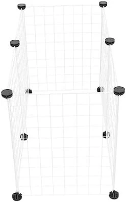 BUGUUYO 1 Set Pet Fence Decorative Fence Animal Barrier Fence Foldable Fence Outdoor Guinea Pig Playpen Metal Exercise Pen Outdoor Dog Playpen Pet Metal House Cat Playpen Sleeping Cage -Zoo Shop 31nTVWUVjXL. AC