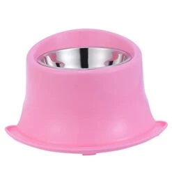 POPETPOP Stainless Steel Feeding Bowl Slow Feeder Bowl Fun Anti Choke Pet Bowls Food Feeding Bowl For Pet Dog Cat -Zoo Shop 31o6hIq1mwL