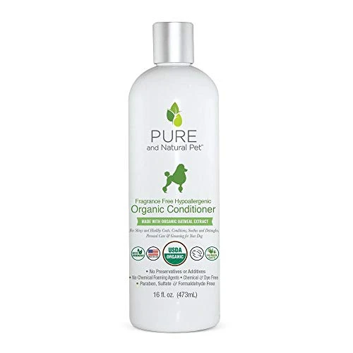Pure And Natural Pet - Fragrance Free Hypoallergenic Organic Conditioner Fragrance Free 16 Oz. 3 Pure And Natural Pet - Fragrance Free Hypoallergenic Organic Conditioner Fragrance Free 16 Oz.