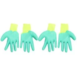 Balacoo 4pairs Hand Small Cat Pet Premium Dog Squirrels Safe Thickening Training Glove: Bird Trainning Durable Birds Bite Yellow, Protectors Parrot - Bite Green Chewing Yellow -Zoo Shop 31pL4mdLWXL