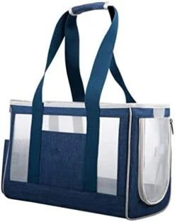 MEENE Cat Carrier Bag Breathable Transporter Pet Bag Portable Puppy Single Shoulder Bags Travel Pet Carrier For Cat Dog Pets Handbag (Color : B, Size : 39x17x27cm) -Zoo Shop 31qApMMEB1L. AC