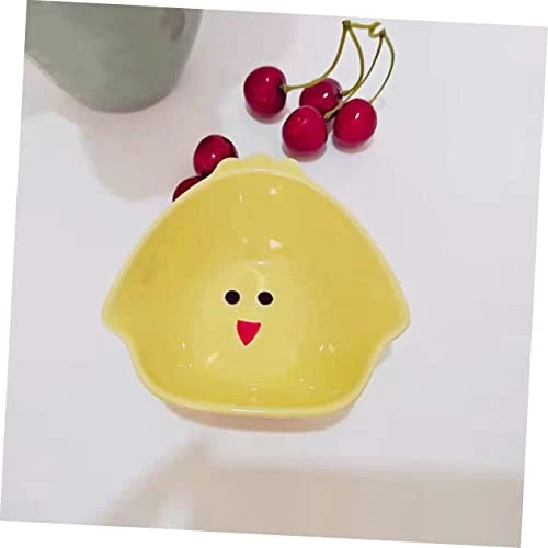 EVANEM 2pcs Rutin Chicken Feeding Pot Poultry Feeder Tray Chicken Feeder Tray Chicken Ceramic Bowl Animal Cage Ceramic Water Bowl Dispenser Container Bird Feeding Bowls Ceramics Yellow 5 EVANEM 2pcs Rutin Chicken Feeding Pot Poultry Feeder Tray Chicken Feeder Tray Chicken Ceramic Bowl Animal Cage Ceramic Water Bowl Dispenser Container Bird Feeding Bowls Ceramics Yellow - Image 3