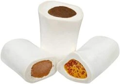 Pawstruck Filled Dog Bones Pet Food (Flavors: Beef, Cheese And Bacon, Peanut Butter,etc) Made In USA Stuffed Bulk 3 To 6" Femur Dog Dental Treat & Chew, (Variety Pack, Large (5-6")), 2.46 Pounds -Zoo Shop 31qYoRo8aL. AC