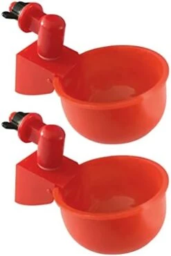 NOGRAX Bird Cage Accessories Bird Cage Accessories 2Pcs Chicken Water Feeders Automatic Drinking Bowls Bird Water Feeders Quail Water Cups Rabbit Water Bowl Bird Water Dispenser Feeder -Zoo Shop 31qsAf7p7yL. AC