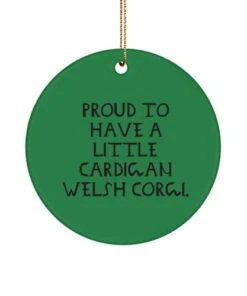GENERIC Unique Cardigan Welsh Corgi Dog Gifts, Proud To Have A Little Cardigan, Cardigan Welsh Corgi Dog Circle Ornament From Friends, , Pet Toys, Pet Treats, Pet Food, Pet Supplies, Pet Products