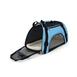 LEFEDA Soft Surface Pet Carrier Cat Bag Outdoor Travel Breathable Pet Handbag Carrier For Dogs With Pad Pet Backpack Carrier (Color : Purple) -Zoo Shop 31rrg9Js9HL