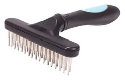 AIRFUL Pet Supplies For Dogs Bed Pet Grooming Brush Shedding And Dematting Undercoat Rake Comb For Dogs And Cats Extra Wide Blue Pet Supplies For Cats Food (Blue, One Size) (Color : Blue) -Zoo Shop 31s fo3mEeL