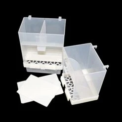 ACULIP Cat Feeder Cat Food Bowl, Prevention Splash Food Container Parrot Hanging Automatic Feeder Bird Feeder Starling Tiger Skin