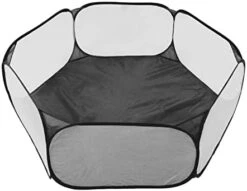 Small Pet Cage Tent, Pet Playpen Sturdy Portable For Pets(Black) -Zoo Shop 31thfvsZuTL. AC