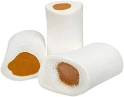 Pawstruck Filled Dog Bones Pet Food (Flavors: Beef, Cheese And Bacon, Peanut Butter,etc) Made In USA Stuffed Bulk 3 To 6" Femur Dog Dental Treat & Chew, (Variety Pack, Large (5-6")), 2.46 Pounds -Zoo Shop 31uJjBbMQVL. AC