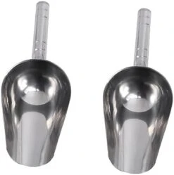 Balacoo 3pcs Stainless Steel Scoop Pet Feeder Dog Treat Scoop Pet Feeding Scoop Stainless Ice Scoop Cat Food Scoop Stainless Steel Shovel Durable Dog Food Spoon Feed The Cat Ice Spoon -Zoo Shop 31ujlOuVWoL. AC