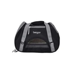 Coastal Pet - Bergan - Comfort Carrier - Black And Grey (16 X 8 X 11 Inches)