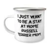 GENERIC Unique Russell Terrier Dog Gifts, I Just Want To Be A, Russell Terrier Dog 12oz Camper Mug From Friends, Gifts For Dog Lovers, Pet Toys, Cat Toys, Dog Toys, Pet Food, Cat Food, Dog Food