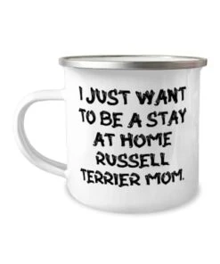 GENERIC Unique Russell Terrier Dog Gifts, I Just Want To Be A, Russell Terrier Dog 12oz Camper Mug From Friends, Gifts For Dog Lovers, Pet Toys, Cat Toys, Dog Toys, Pet Food, Cat Food, Dog Food