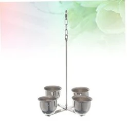 Balacoo Parrot Food 3pcs Cockatiel Food Silver Squirrel Feeding Cups Pet Feeder Water Feeding Cups Cat Food Bowl Cage Accessories Stainless Steel Parrot Food Cups Cockatiel Food -Zoo Shop 31xKsLoaqUL