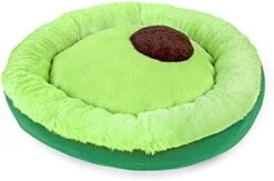 TONBO Soft Plush Small Cute And Cozy Food Dog Cat Bed, Washer And Dryer Friendly (Dim Sum) -Zoo Shop 31xscygtBsS. AC