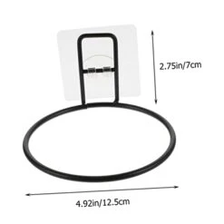 Ipetboom 4pcs Bowl Holder Bird Accessories Hanging Flower Pot Wall Mounted Planters Wall Mounted Feeder Holder Cat Feeder Holder Pet Feeder Rack Plastic Black Iron Pet Bowl Mount Pet Supply -Zoo Shop 31yMcfE19eL