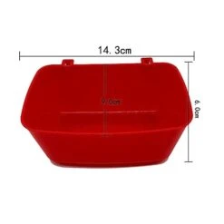 Gralara 10Pcs Cat Water Bowl Bird Food Tray Smooth Hanging Feeder Watering Container Rabbit Feeder Waterer For Puppy Macaw Poultry Kitten Small Dogs -Zoo Shop 31zDMDuMOfL