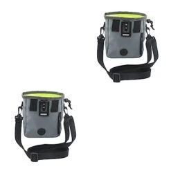 Balacoo Organizer Bags 2 Pcs Food Kitten Waist Outdoor Grey Portable Bag Cat Side Snack For Storage Pet Puppy Style Training Pouch Bags Stylish Multi- Dog Organizer Pouch
