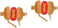 2 Pcs Pet Transformation Costume Food Decor Cosplay Costumes Halloween Decor Hotdog Pet Costume Dog Costume Cat Outfits Pet Role Play Clothes Warm Pet Clothes Delicate Pet Costume -Zoo Shop 31zyIttQdxL. AC