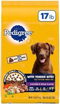 Pedigree Complete Nutrition Adult Dry Dog Food Roasted Chicken, Rice & Vegetable Flavor Dog Kibble, 40 Lb. Bag -Zoo Shop 41 6Xo4InaL. AC