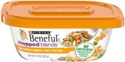Purina Beneful Wet Dog Food, Chopped Blends With Chicken - 10 Oz. Tubs (Pack Of 8) -Zoo Shop 41 7D1hxN0S. AC 1