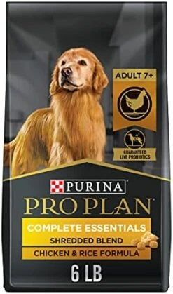 Purina Pro Plan Senior Dog Food With Probiotics For Dogs, Shredded Blend Chicken & Rice Formula - 34 Lb. Bag -Zoo Shop 41 TIs0BKbS. AC