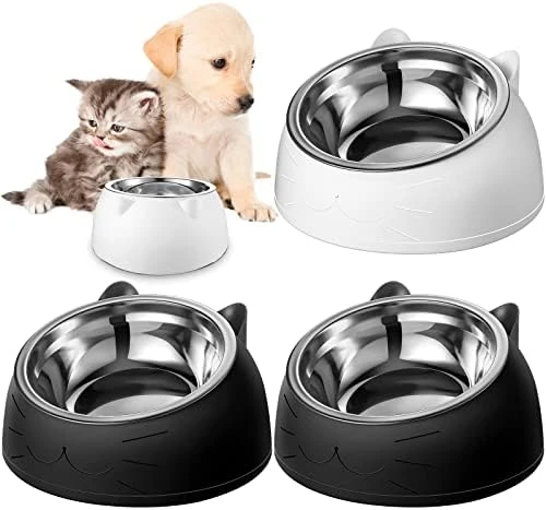 4 Pcs Raised Cat Food Bowls Stainless Steel Cat Bowl Tilted 15° Elevated Cat Bowls Non Spill Kitten Puppy Food Bowl Slanted Dog Bowl Elevated Dish For Pets Dog Feeder Feeding Bowl For Cat (13.53oz) 10 4 Pcs Raised Cat Food Bowls Stainless Steel Cat Bowl Tilted 15° Elevated Cat Bowls Non Spill Kitten Puppy Food Bowl Slanted Dog Bowl Elevated Dish For Pets Dog Feeder Feeding Bowl For Cat (13.53oz) - Image 8