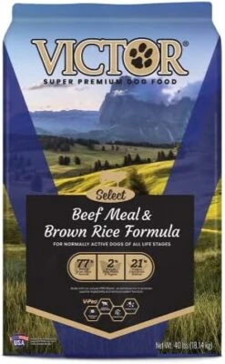 Victor Super Premium Dog Food – Select - Beef Meal & Brown Rice Formula – Gluten Free Beef Meal Dry Dog Food For All Normally Active Dogs Of All Life Stages, 5 Lbs -Zoo Shop 41 nhq6vyxL. AC