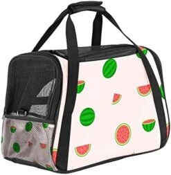 Pet Carrier Pattern With Prawns And Seafood Soft-Sided Pet Travel Carriers For Cats,Dogs Puppy Comfort Portable Foldable Pet Bag Airline Approved -Zoo Shop 4101dGcXquL. AC