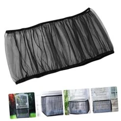 GANAZONO Bird Cage Bird Cage Food Catcher Bird Cage Catcher Mesh Catcher Guard Net Bird Cage Net Cage Net Cover Cage Apron Xuan Feng Black Mesh Gauze Budgie Cage Cover Birdcage Guard -Zoo Shop 410ANomouoL