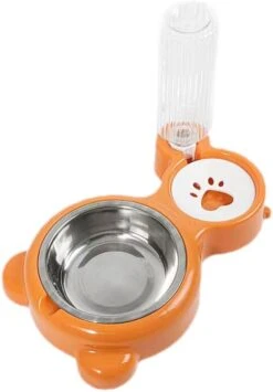 Pet Cat Food Bowl Dog Food Bowl Automatic Water Feeder Small And Medium-Sized Pet Bowl Stainless Steel Rice Bowl Pet Supplies (Blue) -Zoo Shop 410AlB2JXDL. AC