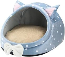 Wakeu Plush Pet Bed Cave For Cat/Small Dog,Comfortable Plush Kennel Triangle Kittens Cave Tent House -Zoo Shop 410OF4JPv5L. AC