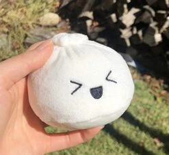 TONBO Soft Plush Small Cute And Cozy Food Dog Cat Bed, Washer And Dryer Friendly (Dim Sum) -Zoo Shop 410m1JOvQjL