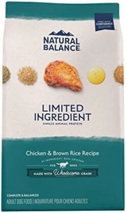 Natural Balance Limited Ingredient Adult Dry Dog Food With Healthy Grains, Lamb & Brown Rice Recipe, 12 Pound (Pack Of 1) -Zoo Shop 410pTGrU1L. AC 1