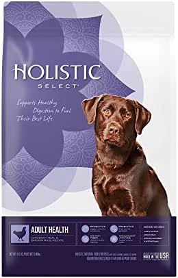 Holistic Select Natural Dry Dog Food, Chicken Meal & Rice Recipe, 30-Pound Bag 8 Holistic Select Natural Dry Dog Food, Chicken Meal & Rice Recipe, 30-Pound Bag - Image 6