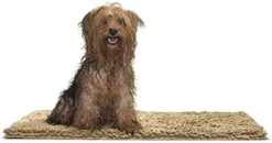 Furhaven 60" X 48" Highly Absorbent Dog Door Mat For Muddy Paws, 100% Washable, Perfect For Entryway, Kitchen, & Bathroom Use - Chenille Shammy Rug - Charcoal (Gray), Jumbo Plus/XXXL -Zoo Shop 410vKVxIwL. AC