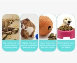 BIAVSI Dog Treat Puzzle Toys - Improve Intelligence Pet Toys Interactive, Slow Food Increase Vitality Dog Food Toy, Dog Toy Feeder, Suitable For All Small Breeds Of Dogs And Cats -Zoo Shop 4113zhusuZL