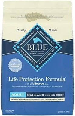 Blue Buffalo Life Protection Formula Natural Adult Dry Dog Food, Chicken And Brown Rice 30-lb -Zoo Shop 4114WPOIWlL. AC